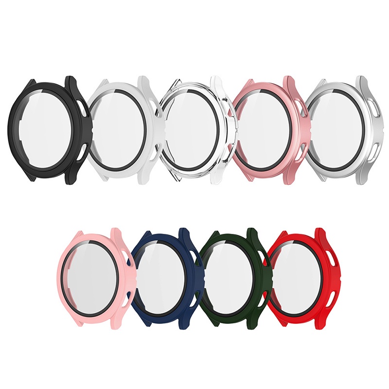 Ốp Bảo Vệ Mặt Đồng Hồ Thông Minh samsung Galaxy watch 4 40 44mm 4 Classic 42 46mm Kèm Kính Cường Lực