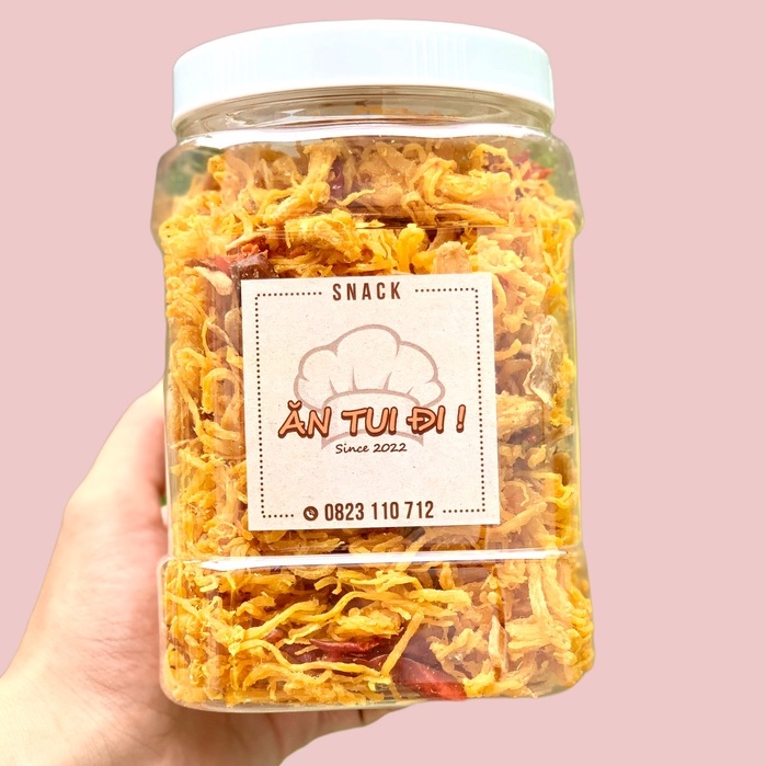 500Gr KHÔ GÀ BƠ TỎI SIÊU NGON LOẠI 1