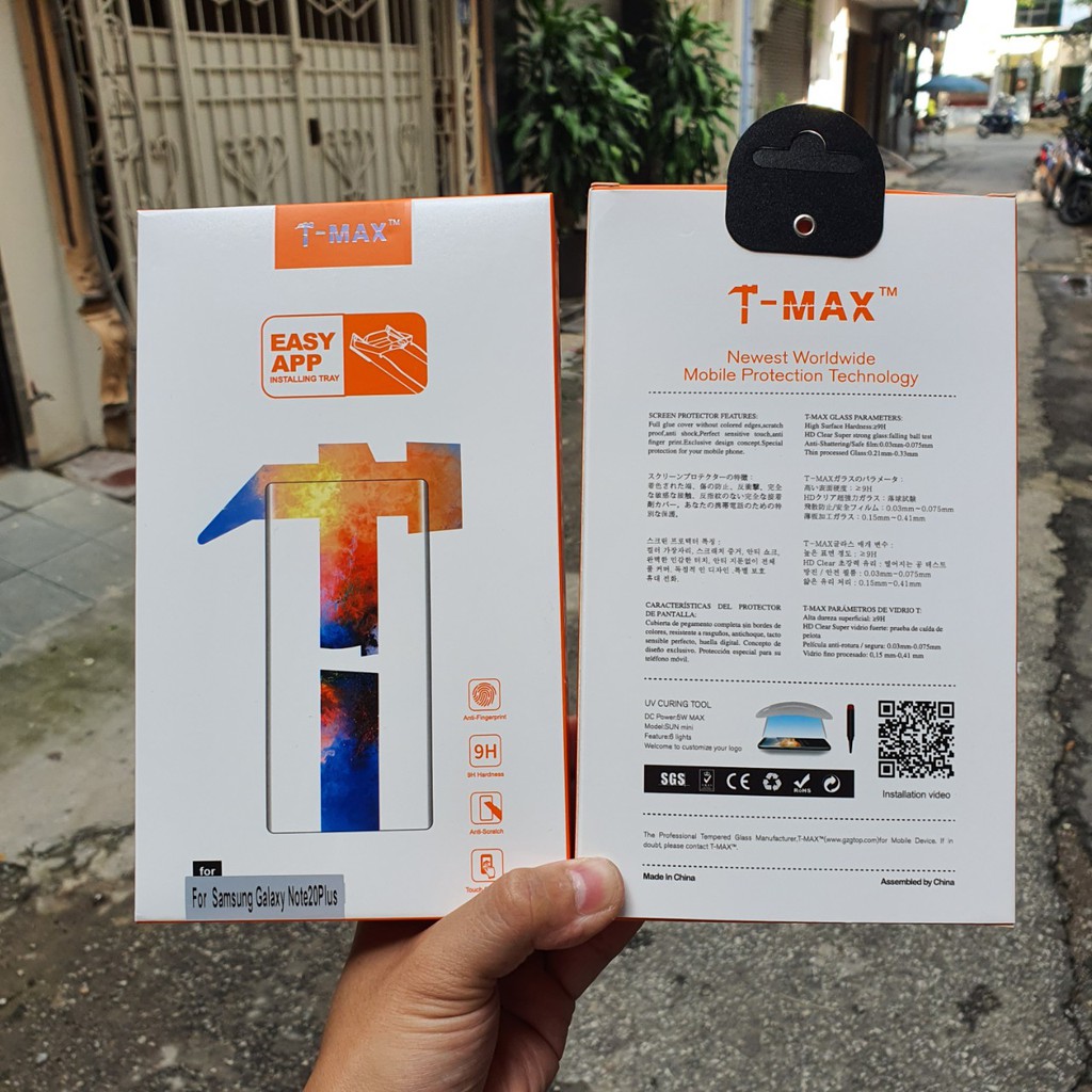 Kính cường lực Samsung Note 20 Ultra/ Note 20 Ultra 5G UV T-Max