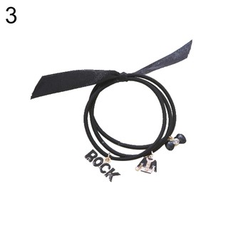 Dây buộc tóc đính hạt phong cách Hàn Quốc