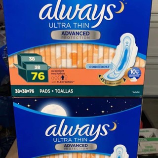 Băng Vệ Sinh Mỹ Always Ultra Mỏng 36 Miếng