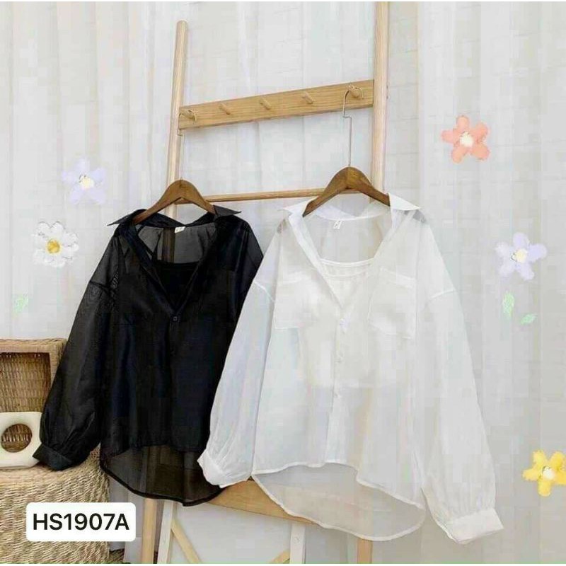 [Mã FAMAYWA giảm 10K đơn 50K] Sét Áo sơ mi vôn phộm rộng có túi tay dài PUCA | BigBuy360 - bigbuy360.vn