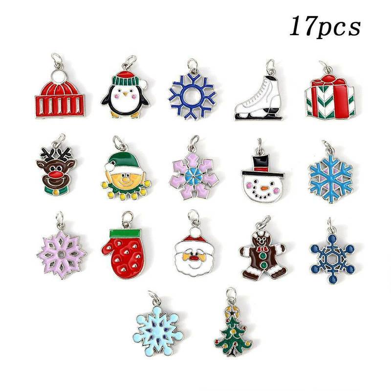 Set 10 / 15 / 20 / 100 Phụ Kiện Trang Trí Cây Thông Noel Thời Trang