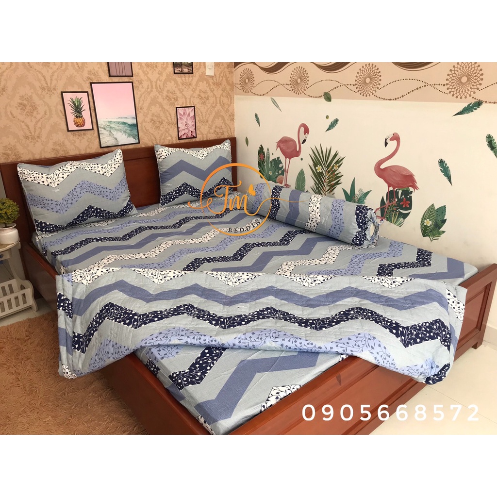 Chăn ga gối thắng lợi có mền chần gòn 5 món | BigBuy360 - bigbuy360.vn