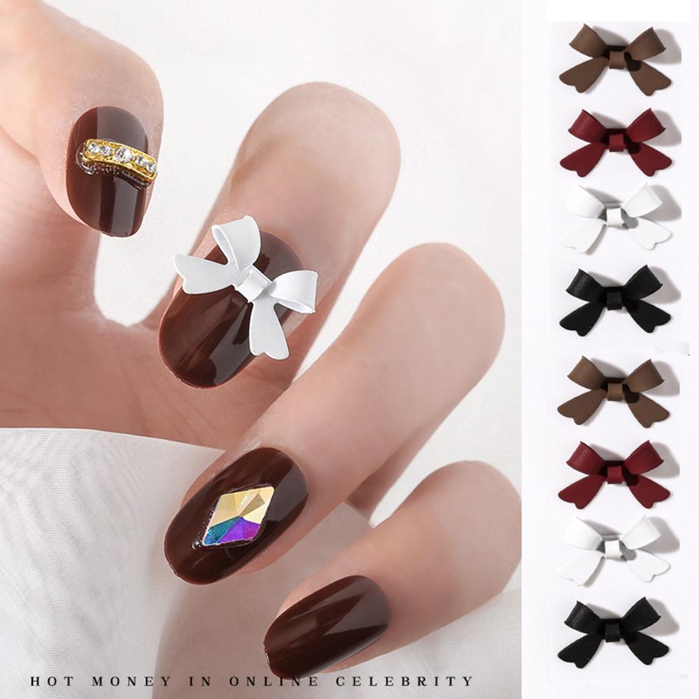 MOCHO Phụ Kiện Trang Trí Móng Tay 3D Hình Nơ Xinh Xắn