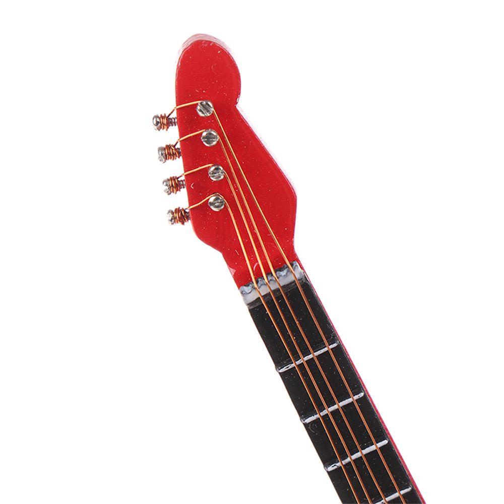 Mô Hình Đàn Guitar Điện Mini Dùng Trang Trí Tiểu Cảnh