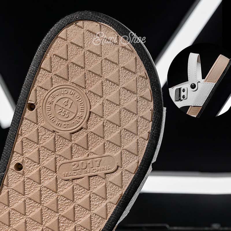 Dép Sandal Đế Bằng Chống Trượt Thời Trang Cho Nam