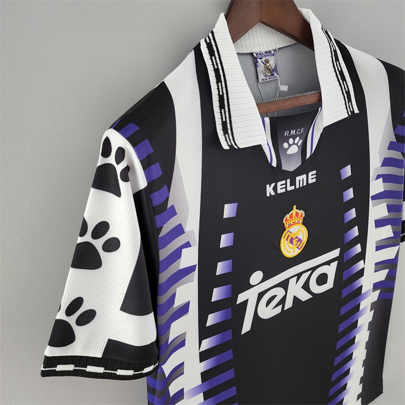 Áo Bóng Đá Số 97-98 Real Madrid Phong Cách Retro