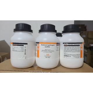 Hóa chất : nahso3 sodium hydrogen sulfite 500g t.quốc
