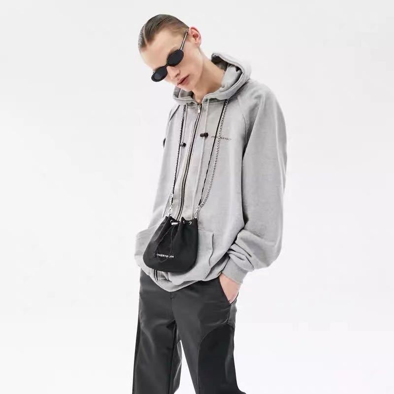 Túi Đeo Chéo Dây Rút Chất Liệu Nylon Phong Cách Vintage