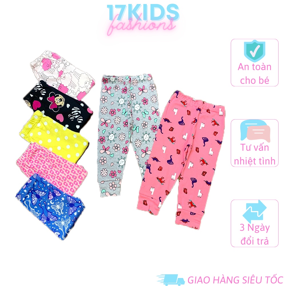 [ Không Đẹp Hoàn Tiền ] Quần Dài Cotton Chất Đẹp Cho Bé Trai Bé Gái Từ 7 - 17 Kg KIDS21030