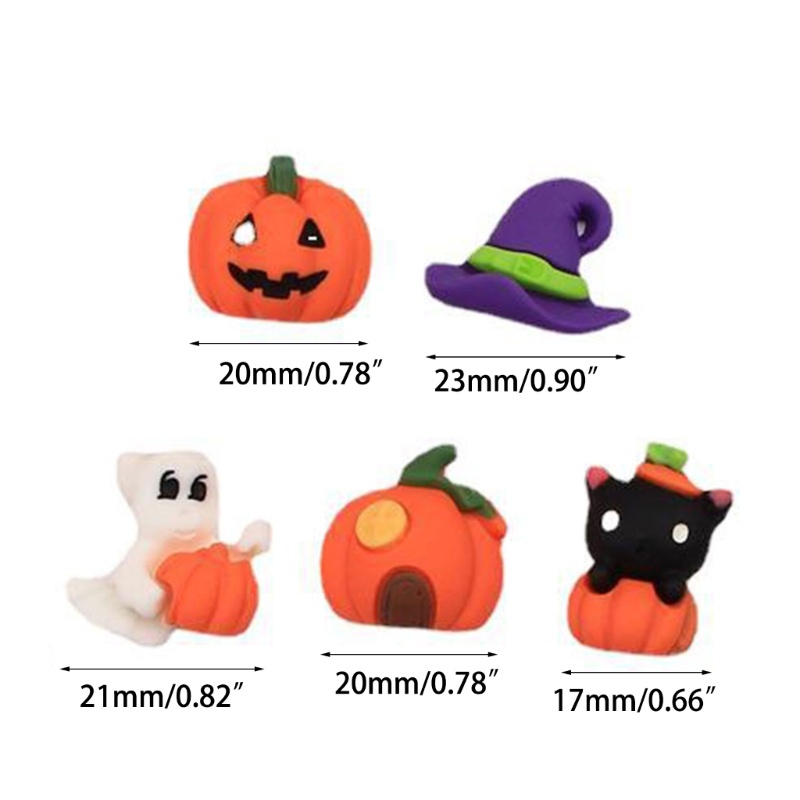 Bộ 30 Cái Kẹp Ghim Bằng Gỗ Dùng Trang Trí Ảnh Halloween DIY