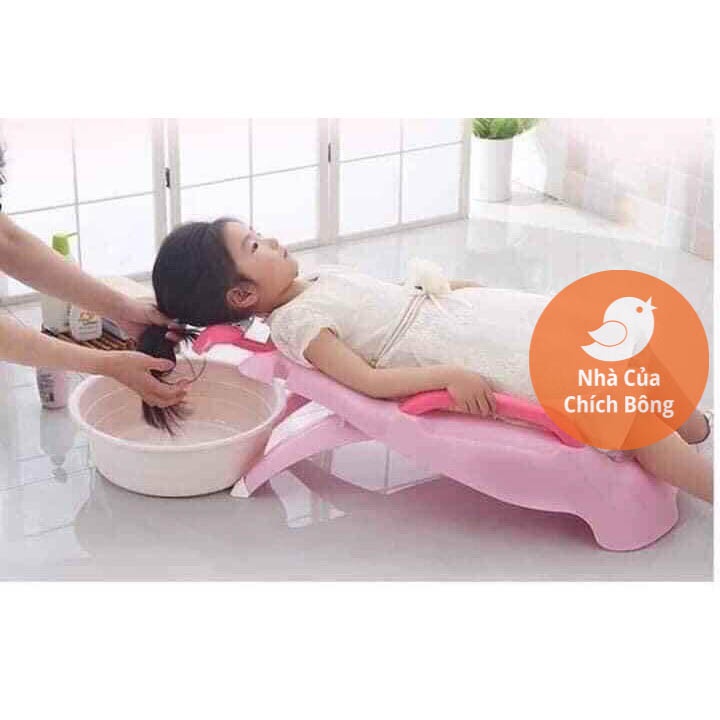 Ghế Gội Đầu Việt Nhật Tiện Lợi Cho Bé Có Tay Vịn Cho Bé