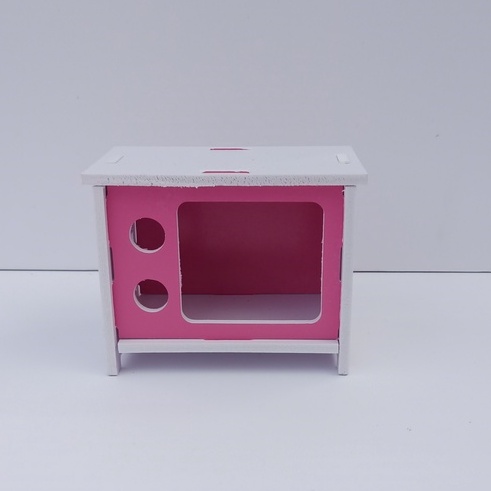 Nhà ngủ tivi cho hamster kich thước 11x8.5x7.5cm - XNTC02