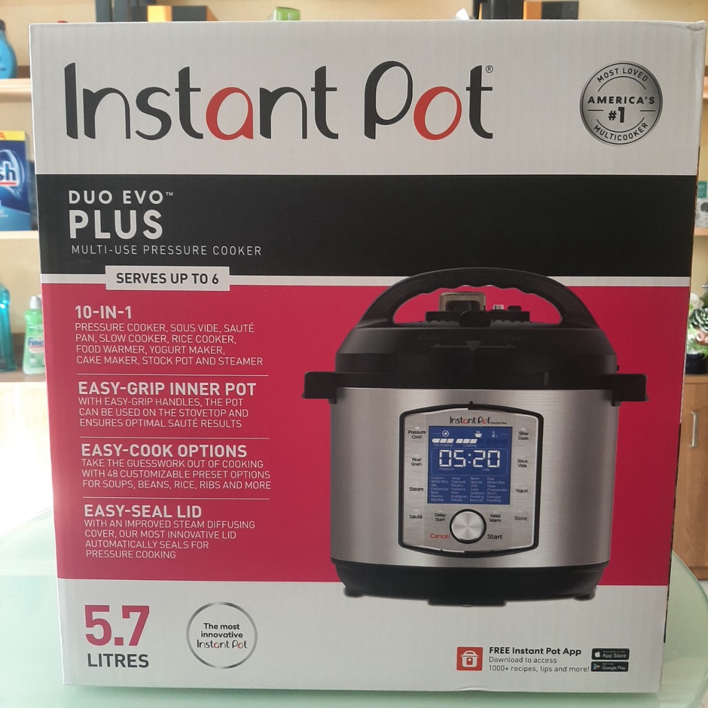 [Mã ELHADEV giảm 4% đơn 300K] Nồi áp suất Instant Pot Duo Evo Plus 10in1 6qt [HÀNG ĐỨC]