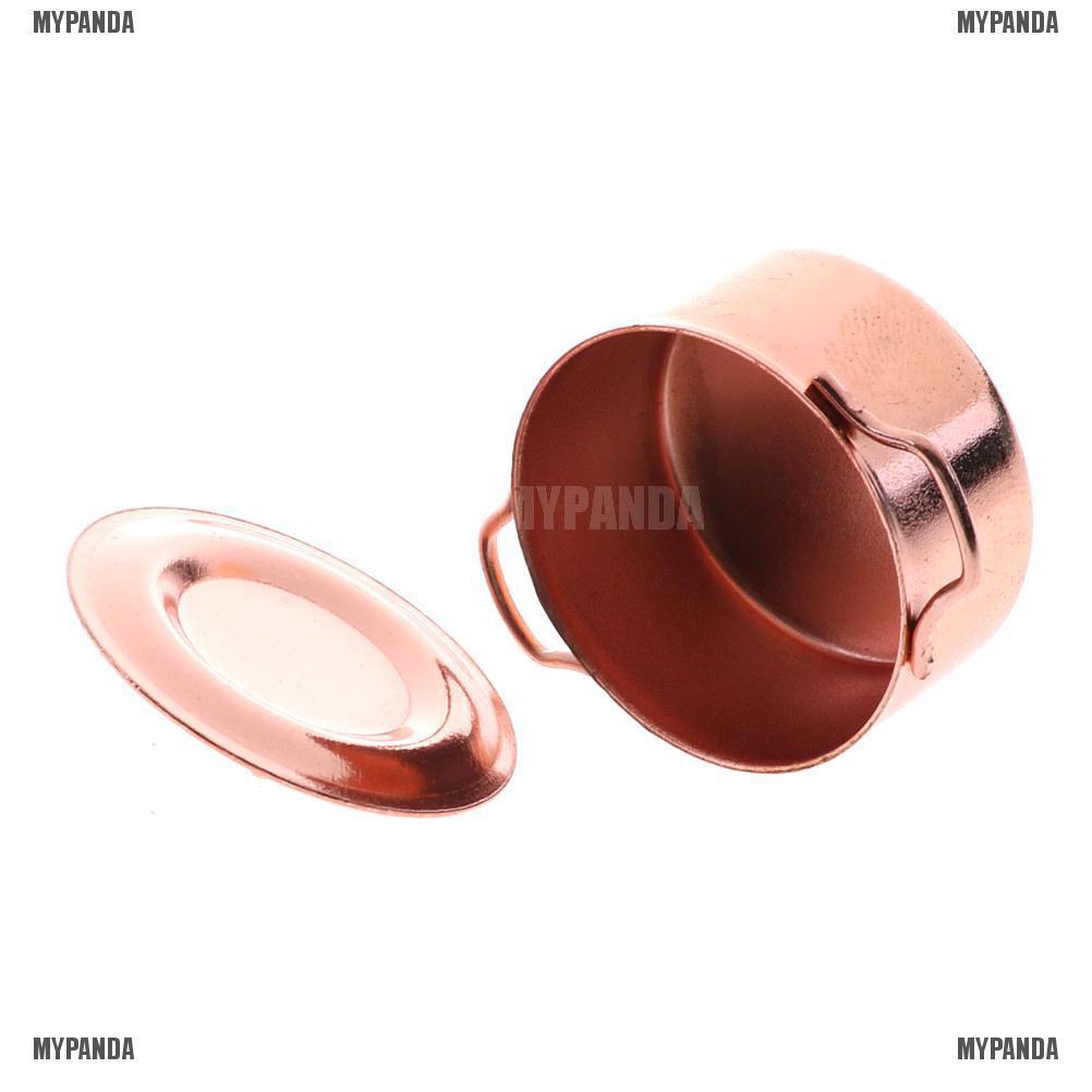 Nồi nấu ăn mini tỉ lệ 1/12 dành cho trang trí nhà búp bê