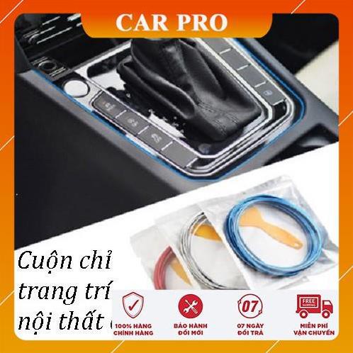 Chỉ viền nội thất xe hơi trang trí (cuộn 5m) - CAR PRO