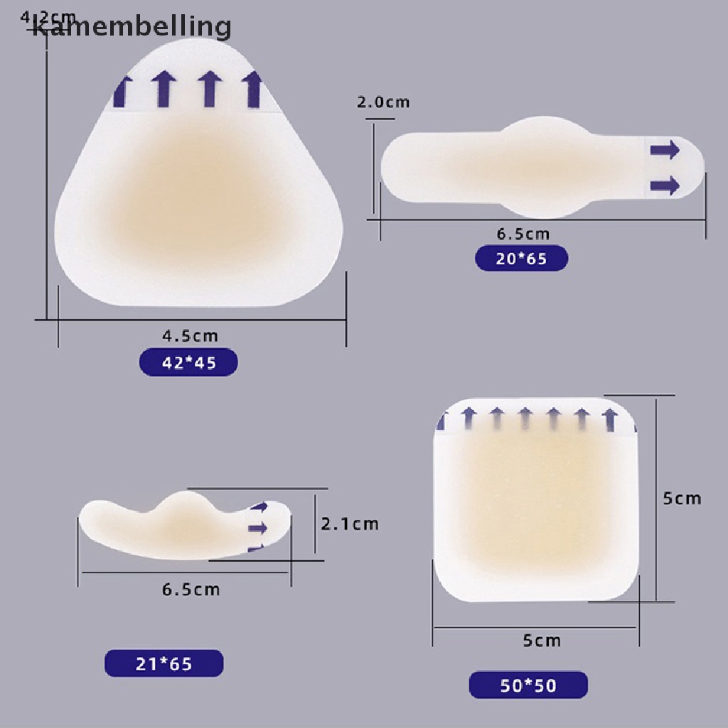 Set 5 Miếng Dán Giày Giảm Đau Gót Chân Mềm Mại Tiện Dụng