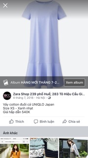 Váy đuôi cá Uniqlo