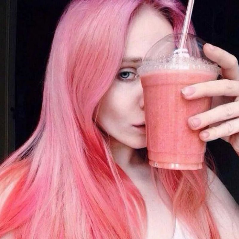 Màu Nhuộm Hồng San Hô Coral Pink Hair Dye Cream tại nhà kv 123