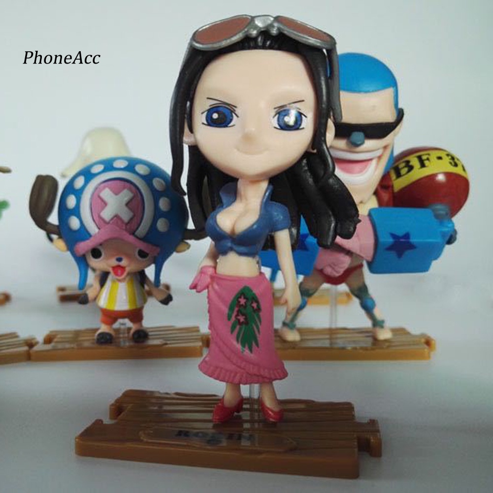 Set 10 Mô Hình Nhân Vật Luffy Trong Phim Hoạt Hình One Piece Dùng Để Trang Trí