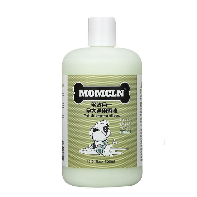 Sữa tắm cho chó mèo MOMCLN  nuôi dưỡng lông loại 500ml (tặng kèm bàn chải tắm )