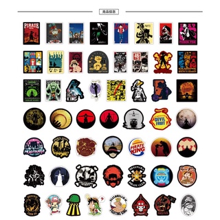 1 Miếng Dán Trang Trí Hình One Piece Độc Đáo