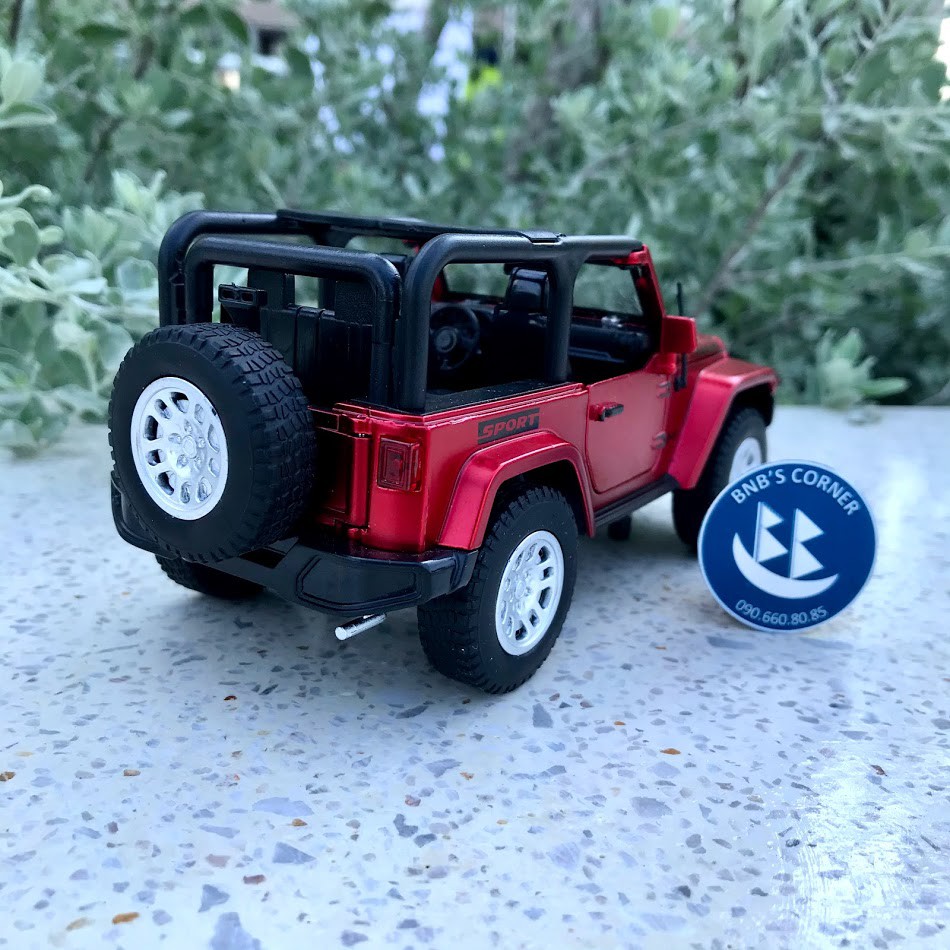 [BNB's Corner] Xe mô hình 1:32 Jeep Wrangler Unlimited hãng Double Horses