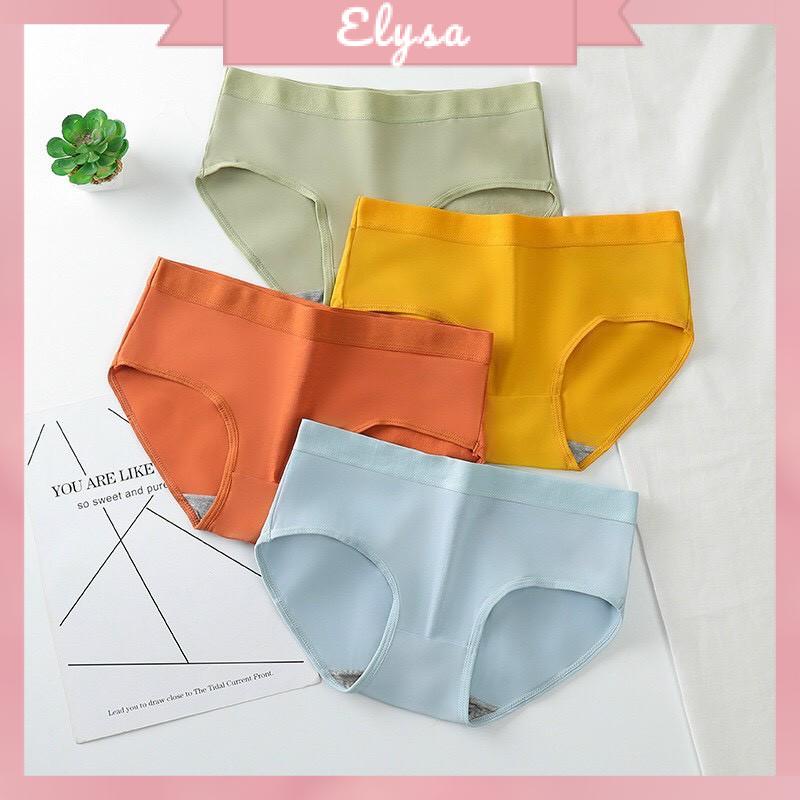 Quần Lót Nữ Cotton Cạp Vừa,Lót May Liền Thoáng Mát Thấm Hút Kháng Khuẩn 623