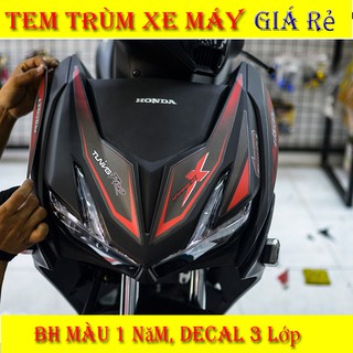 Tem Trùm Winner X Đen Nhám Chỉ Đỏ