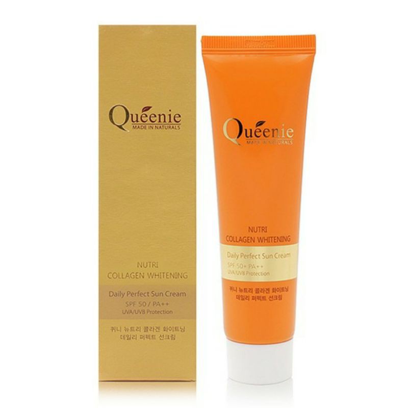 Kem Chống Nắng Dưỡng Trắng Da Queenie Bổ Xung Collagen SPS 50+ PA++ (B-4-2)