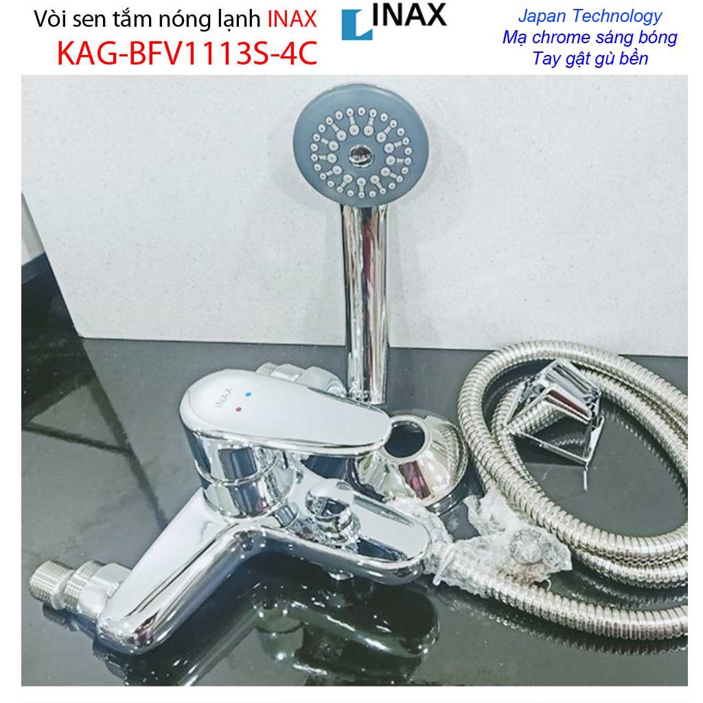 Sales 30% vòi sen tắm LInax chính hãng BFV1113S-4C, Vòi sen nóng lạnh giá tốt chất lượng tốt hiệu suất cao bền bỉ