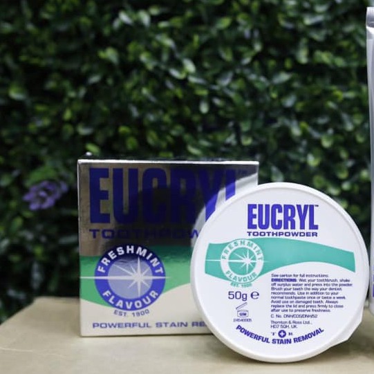 Bột Tẩy Trắng Răng Eucryl Toothpowder (50g)