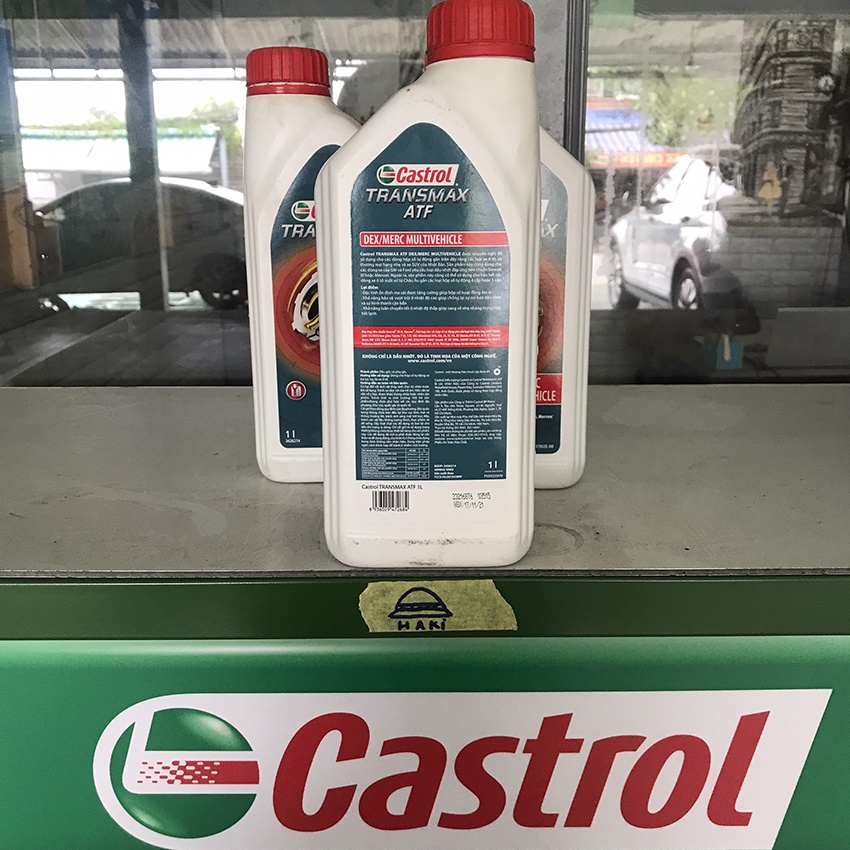 Nhớt hộp số tự động ATF, nhớt trợ lực lái Castrol DEX/MERC MULTIVEHICLE - dầu hộp số Castrol chính hãng chai 1L