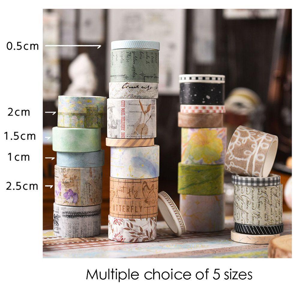 PISTA Set 20 Cuộn Băng Dính Washi Mới Lạ