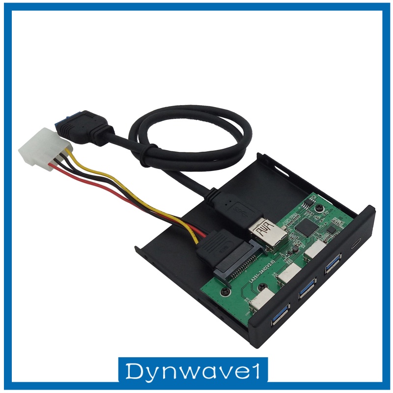 [DYNWAVE1] USB 3.0 3.5&quot; 4-Port Interface Hub Front Panel Hub Expansion Board Card 6Gbps