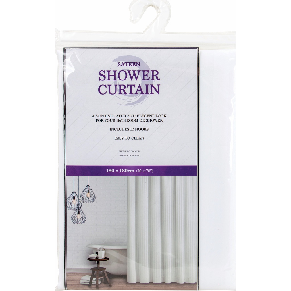 Màn Nhà Tắm 180X180cm Uncle Bills MA0014