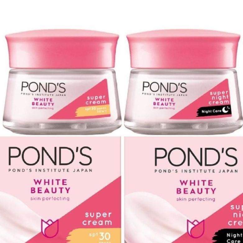 mailinh_4647 Bộ Kem Dưỡng Da 30Gx02 Ngày Và Đêm Ponds Trắng Hồng Rạng Rỡ White Beauty Chính Hãng.
