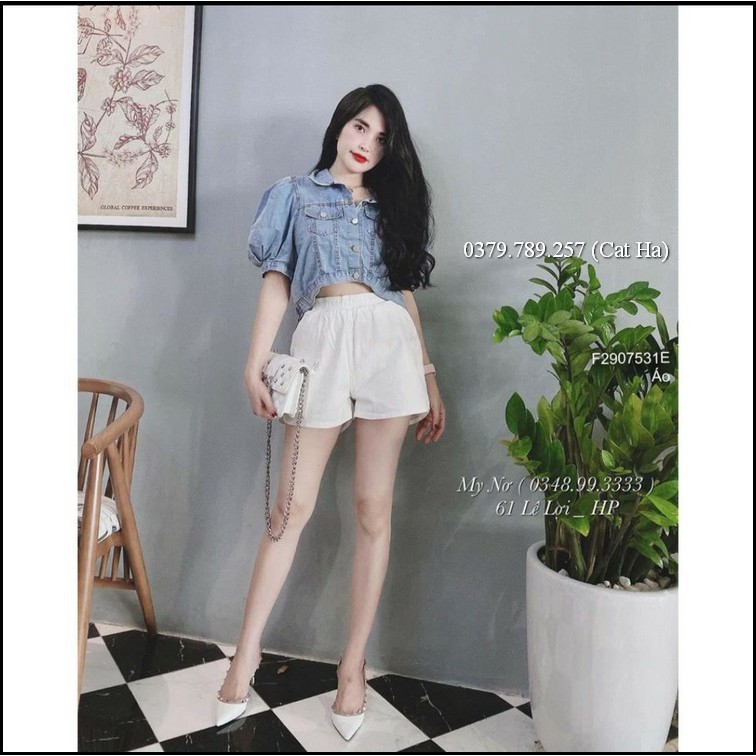 Áo khoác nữ chất jean cao cấp thời trang form dưới 58Kg trơn Basic BB41