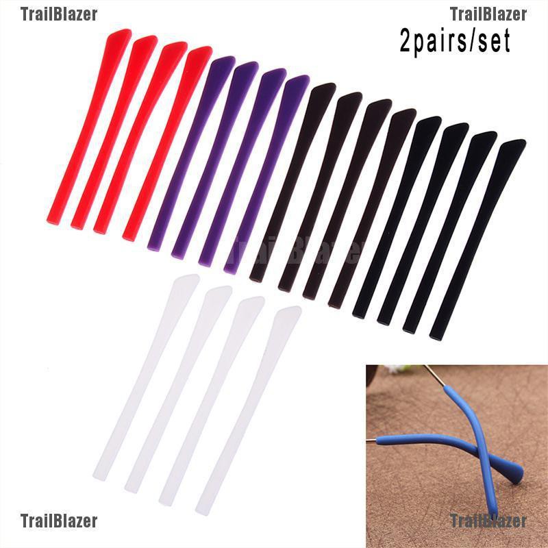 Set 2 Cặp Giá Đỡ Tai Nghe / Mắt Kính Bằng Silicon Chống Trượt