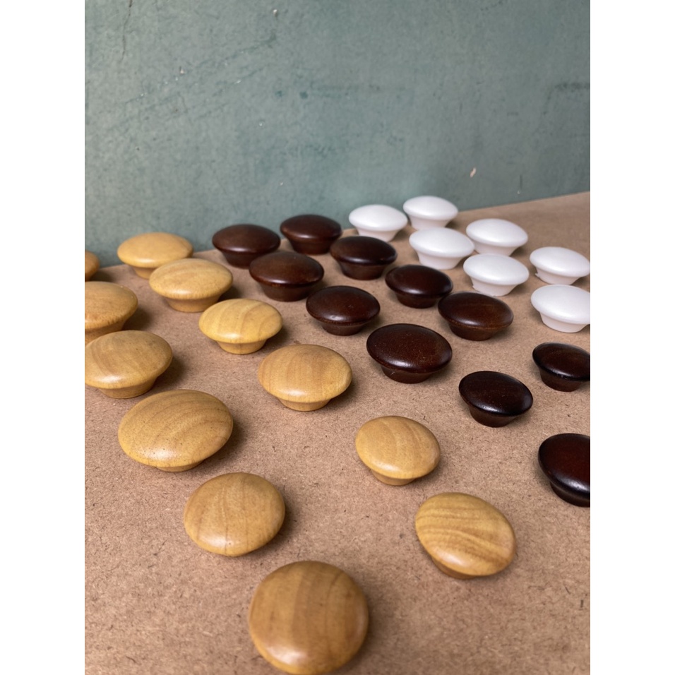Tay nắm gỗ số lượng 10 cái 10 pcs of wooden knob