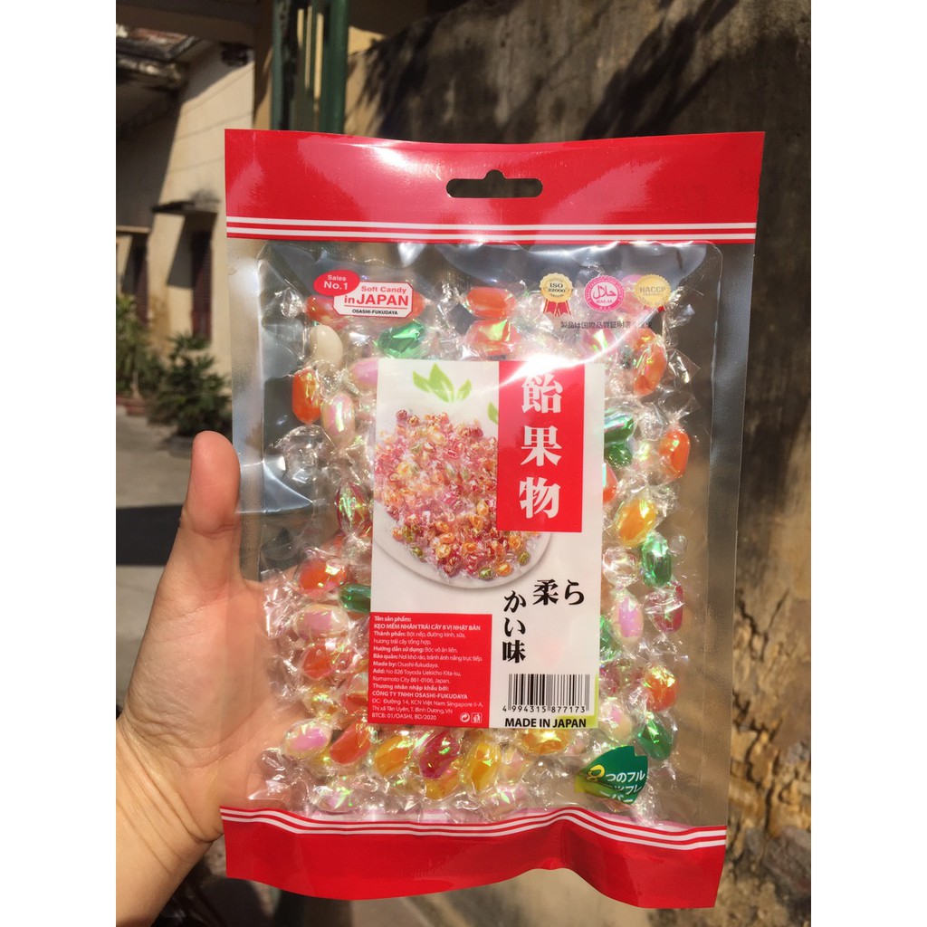 Kẹo Mềm Kim Cương Nhật Bản Mix 8 vị hoa quả - Hàng Cao Cấp