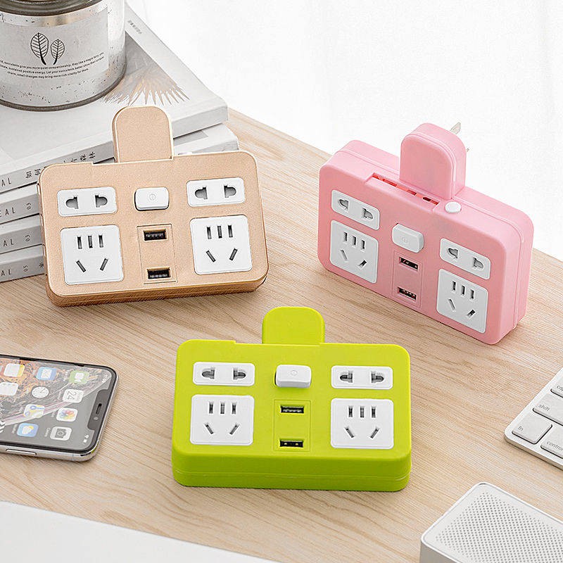 Ổ cắm không dây phòng ngủ đa chức năng Multi chuyển đổi thông minh sáng tạo ánh sáng ban đêm USB Giao diện tiết kiệm năn