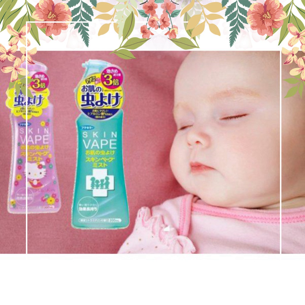 Xịt Chống Muỗi Và Côn Trùng Nhật Bản Skin Vape Hello Kitty