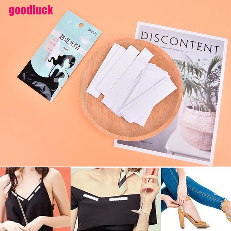 (Hàng Mới Về) Set 36 Miếng Dán Hai Mặt Trong Suốt Chống Vết Bẩn Tiện Lợi