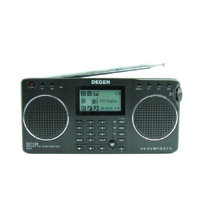 ĐÀI RADIO KỸ THUẬT SỐ AM/FM/SW , NGHE NHẠC , GHI ÂM STEREO DEGEN DE-1128 GIÁ HOT