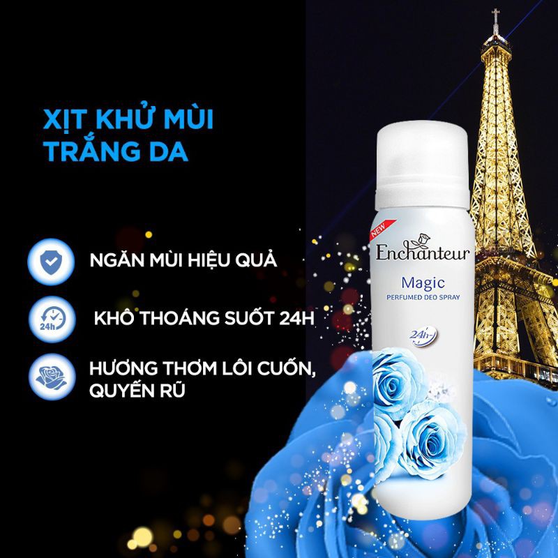 Xịt ngăn mùi Enchanter hương nước hoa