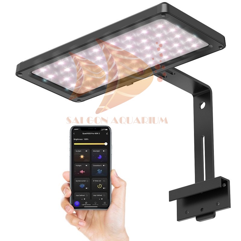 ĐÈN LED FUNLUX RGB 40W - DÙNG CHO HỒ CÁ THỦY SINH CÂY TRỒNG VÀ BÁN CẠN