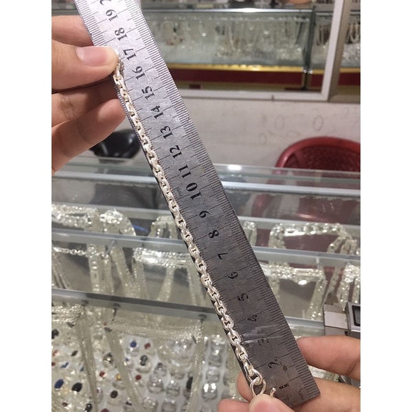 Lắc tay bạc kiểu chữ công  Khoá S dài 17cm  Giá 370k Sđt/Zalo 0858871899