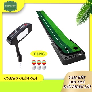 Thảm tập putting golf nhựa tặng bóng tập